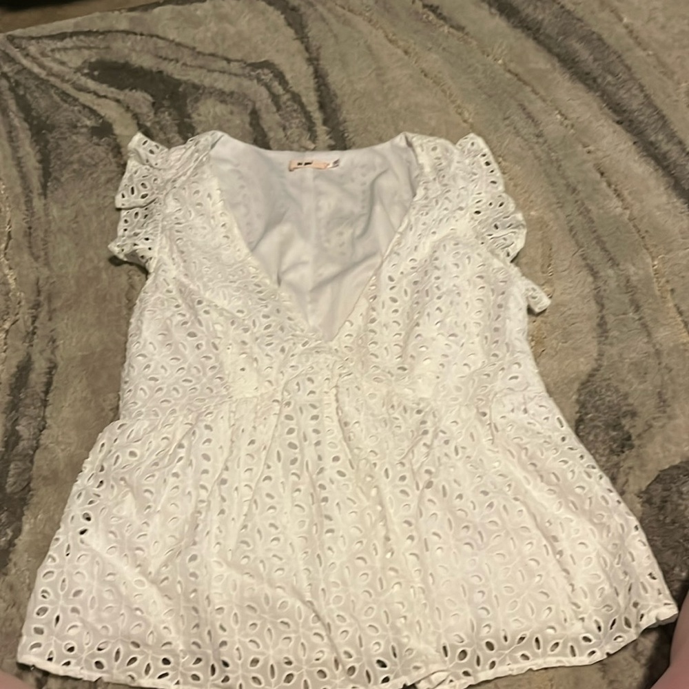 White Lace Blouse